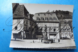 Thann Rue Et Statue Saint-Thiebaut  Banque Nationle .. Commerce Et L'Industrie, Papeterie Tabac D68 - Cavalaire-sur-Mer