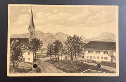 AK Gasthaus Antretter Stephanskirche Am SIMSSEE Mit Bahnpoststempel München - Salzburg 1943 - Laa An Der Thaya