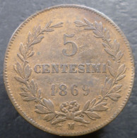 San Marino - 5 Centesimi 1869 - Gig. 38 - KM# 1 - Saint-Marin