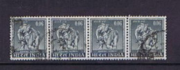 Indien 1966: 4x Michel 391 Used, Gestempelt - Gebraucht