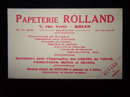 Buvard Papeterie ROLLAND ROUEN - Papelería