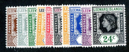 798 BCXX 1954 Leeward Scott #133-42 Mnh** (offers Welcome) - Leeward  Islands