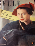 ELLE 1950 /CHAPEAUX COUPS DE TETE /SKI EQUIPE FRANCAISE FEMININE - Mode