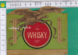 AL 113 ETIQUETTE WHISKY AIGLE QUALITE SUPERIEURE  - Whisky