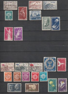 Israel Année 1951-52 (incompletes)oblitéré - Verzamelingen & Reeksen