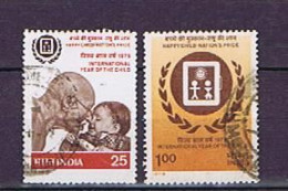 India 1979: Michel 784-785 IYC Used, Gestempelt - Used Stamps