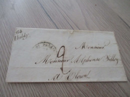 Collection Basses Pyrénées LETTRE Précurseur  Cursive 64 Iholdy Pour Oloron Irissary 1847 - 1801-1848: Précurseurs XIX