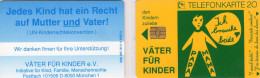 Ich Brauche Beide TK N *11.1991(K574) 200Expl.** 90€ Visitenkarte Initiative Väter Für Kinder TC VIP Telecard Of Germany - V-Reeksen : VIP En Visitekaartjes