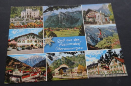 Gruss Aus Dem Passionsdorf Oberammergau - Dia- Und Postkartenverlag Hans Huber, Garmisch-Partenkirchen - # 8275 - Saluti Da.../ Gruss Aus...