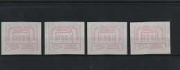 Griechenland Michel Cat.No. Mnh/** ATM 8 Set - Machine Labels [ATM]