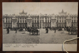 Cpa Ak 1905's Carte Stéréo Espagne Madrid - Autres & Non Classés