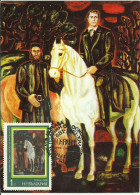 Carte Maximum - Bulgarie - Painting With Horse - Tableau Avec Cheval - Levski Et Mitkaloto - K. Taseva - Covers & Documents