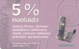 PHONE CARD LITUANIA (E43.63.5 - Litauen