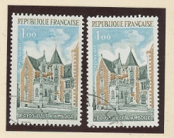 VARIÉTÉ - N° 1759 D - Obl " RÉPUBLIQUE FRANÇAISE " EN BLEU - Usati