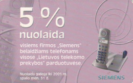PHONE CARD LITUANIA (E43.55.6 - Lituanie