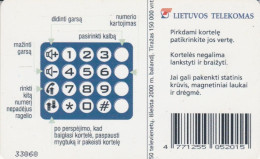 PHONE CARD LITUANIA (E43.45.8 - Lituania