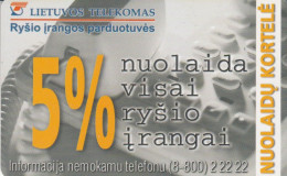 PHONE CARD LITUANIA (E43.44.6 - Litouwen