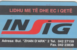 PHONE CARD ALBANIA (E51.22.8 - Albania