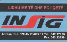 PHONE CARD ALBANIA (E51.22.6 - Albanie