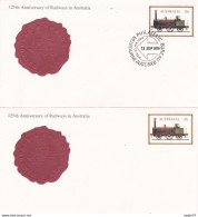 AUSTRALIA FDC 1979 -+ Mint Australian Railway - Interi Postali