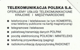 PHONE CARD POLONIA (N.44.1 - Polen