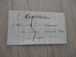 Collection Basses Pyrénées Précurseur Cachet à Date Hors Période Oloron 05/09/1842 Pour Toulouse  Taxée - 1801-1848: Precursors XIX