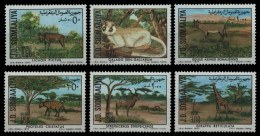 Somalia 1977 - Mi-Nr. 251-256 ** - MNH - Wildtiere / Wild Animals - Somalie (1960-...)