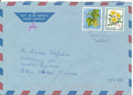 Switzerland Air Mail Cover Sent To Denmark 5-10-2007 Topic Stamps Flowers - Cartas & Documentos