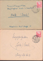 Damboek, Wallstawe Je über Salzwedel PSSt. 19.10.56 Bzw. 8.11.56 - Macchine Per Obliterare (EMA)