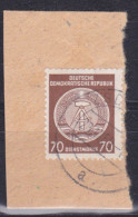 Dienstmarke 70 Pfg. Faserpapier A 41y Auf Briefstück OSt. ZSC(hopau) - Used