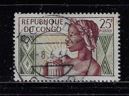 CONGO PEOPLE'S REP. 1959  SCOTT #89 USED - Gebruikt