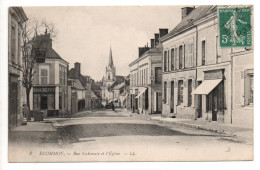 ECOMMOY (72) - RUE NATIONALE ET L'EGLISE - Ecommoy