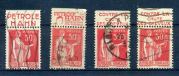 Publicité - PETROLE HAHN - 4 X N° 283c - Used Stamps