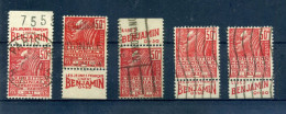 Publicité - BENJAMIN - 5 X N° 272 - Used Stamps