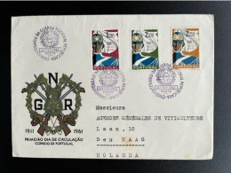 PORTUGAL 1962 LETTER PORTO TO 'S GRAVENHAGE 20-02-1962 - Briefe U. Dokumente