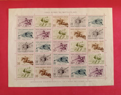 1960 Turkey - Miniatuur Sheet MNH - Estate 1960: Roma