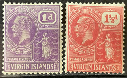 VIRGIN ISLANDS  - MH* - 1927 - # 55/56 - British Virgin Islands