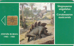 PHONE CARD REPUBBLICA CECA DINOSAURO (E63.54.4 - Repubblica Ceca