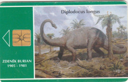PHONE CARD REPUBBLICA CECA DINOSAURO (E63.54.6 - Tchéquie