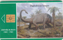 PHONE CARD REPUBBLICA CECA DINOSAURO (E63.54.6 - Tschechische Rep.