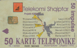 PHONE CARD ALBANIA (E64.9.4 - Albanie