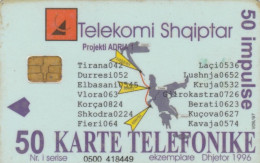 PHONE CARD ALBANIA (E64.8.3 - Albanië