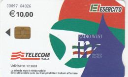 PHONE CARD ITALIA USI SPECIALI BASI MILITARI (USP10.4 - Special Uses