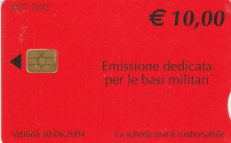 PHONE CARD ITALIA USI SPECIALI BASI MILITARI (USP19.5 - Usi Speciali