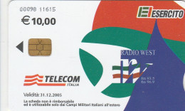 PHONE CARD ITALIA USI SPECIALI BASI MILITARI (USP33.3 - Usages Spéciaux