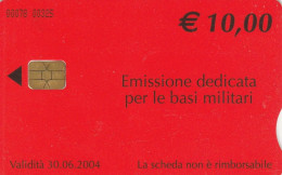 PHONE CARD ITALIA USI SPECIALI BASI MILITARI (USP23.3 - Usi Speciali