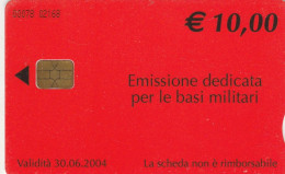 PHONE CARD ITALIA USI SPECIALI BASI MILITARI (USP23.1 - Speciaal Gebruik