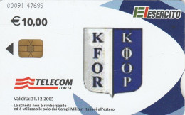 PHONE CARD ITALIA USI SPECIALI BASI MILITARI (USP29.1 - Sonderzwecke