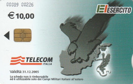 PHONE CARD ITALIA USI SPECIALI BASI MILITARI (USP12.1 - Sonderzwecke