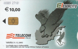 PHONE CARD ITALIA USI SPECIALI BASI MILITARI (USP9.7 - Usages Spéciaux